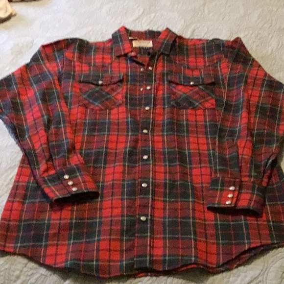 Other - Vintage Amana men’s flannel shirt, new w/o tags, size 16/16 1/2 Tall